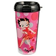 Betty Boop Retail Therapy Plastic Travel Mug